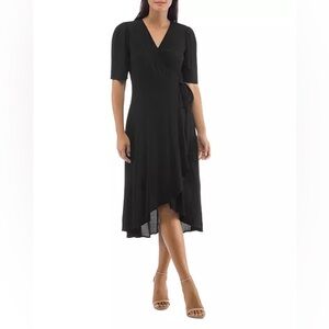 B Collection by Bobeau
Lumi Elbow-Sleeve Wrap Dress